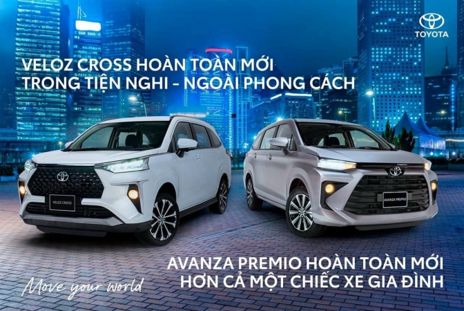 Toyota Việt Nam chính thức ra mắt bộ đôi Veloz Cross và Avanza Premio hoàn toàn mới - MPV gia đình